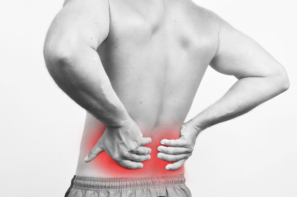 bolečine v hrbtu v ledvenem delu