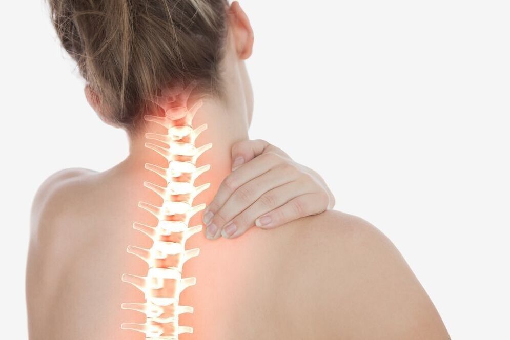 bolečine v vratu s cervikalno osteohondrozo hrbtenice